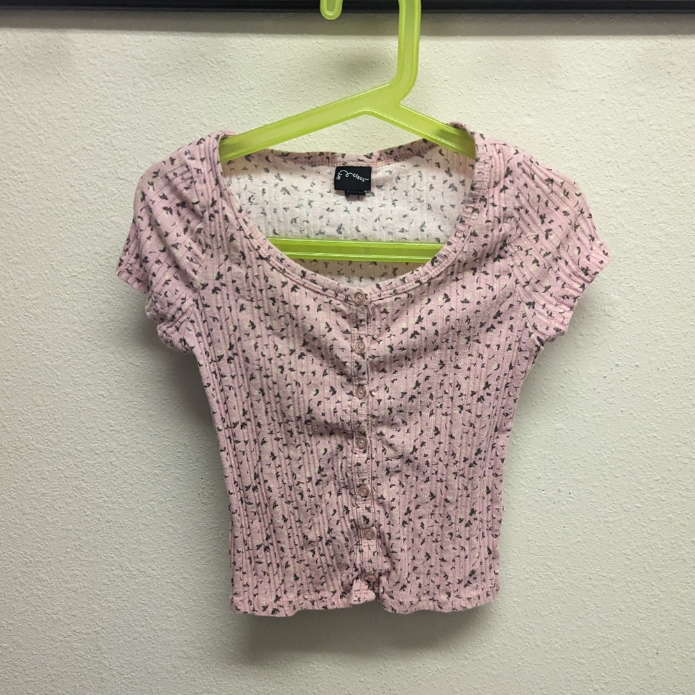 Art Class Target Brand Ribbed Button Down Tops